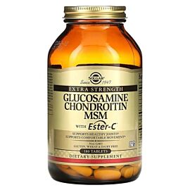 Solgar Glucosamine Chondroitin MSM with Ester-C 180 таблеток