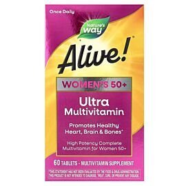 Nature's Way Alive! Women's 50+ Ultra Potency Complete Multivitamin 60 таблеток