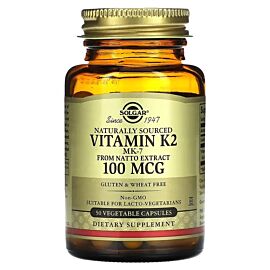 Solgar Natural Vitamin K2 100 mcg 50 капсул