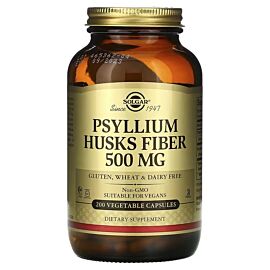 Solgar Psyllium Husk Fiber 500 мг 200 капсул