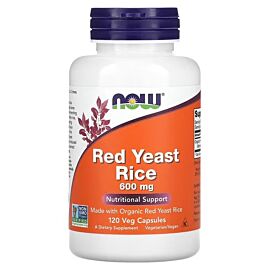 NOW Red Yeast Rice 600 mg 120 капсул