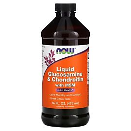 NOW Liquid Glucosamine & Chondroitin with MSM 473 ml