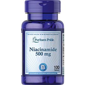 Puritan's Pride Niacinamide 500 mg 100 таблеток