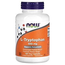 NOW L-Tryptophan 500 mg 120 veg caps