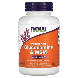 NOW Glucosamine & MSM 120 капсул