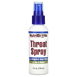 NutriBiotic Throat Spray with Grapefruit Seed Extract plus Zinc & Menthol 118 мл
