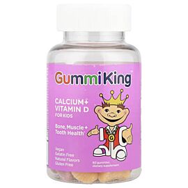 GummiKing Calcium Plus Vitamin D for Kids 60 gummies