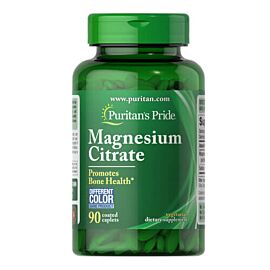 (Подерта етикетка) Puritan's Pride Magnesium Citrate 200 mg 90 табл