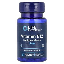 Life Extension Vitamin B12 Methylcobalamin 5000 mcg 60 льодяників
