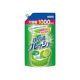 Mitsuei Herbal Fresh Lime Refill Extra Large Гель для миття посуду, овочів, фруктів, аромат Лайм, 1000 мл