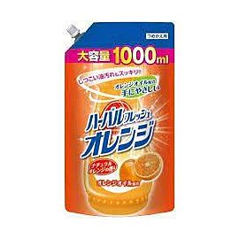 Mitsuei Herbal Fresh Orange Refill Extra Large Гель для миття посуду, овочів, з апельсиновою олією, 1000 мл
