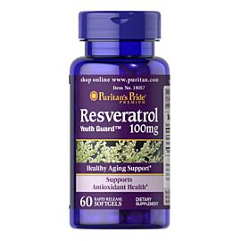 Puritan's Pride Resveratrol 100 mg 60 рідких капсул