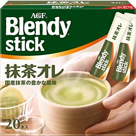 Ajinomoto AGF Blendy Stick Матча з вершками та цукром у стіках по 9,7 г, 20 штук