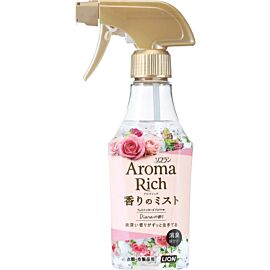 Lion Soflan Aroma Rich Fragrance Mist Diana кондиціонер спрей для одягу, аромат троянди та пудри, 280 мл
