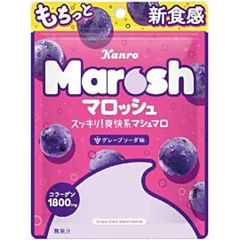 Kanro Maroche Зефір зі смаком винограду, 50 г