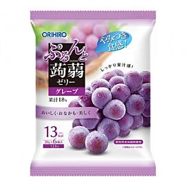 Orihiro Purun and Konjac Jelly виноград натуральний сік у желе з Конняку 6 пакетиків по 20 г