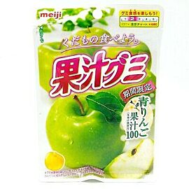 Meiji Цукерки жувальні з натуральним яблучним соком без барвників, 47 грамів