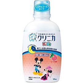 LION Clinica Kid's Дитячий ополіскувач для зубів, смак персик, 250 мл