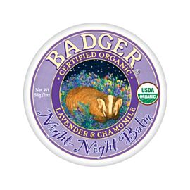 Badger Night Night Заспокійливий бальзам для дітей лаванда, ромашка, алое, сандал, м'ята для хорошого сну, 56 г