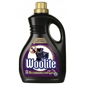 Woolite Dark Black Denim Кращий засіб для прання деніму, темних і чорних речей з кератином, 1,8 л на 30 прань
