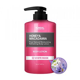 KUNDAL Honey & Macadamia Body Lotion White Musk Лосьйон для тіла Білий мускус, 500 мл
