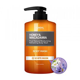 KUNDAL Honey & Macadamia Body Wash White Musk Гель для душу Білий мускус, 500 мл