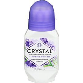 Crystal Mineral Deodorant Roll-On Lavender & White Tea Кульковий дезодорант з мінеральними квасцями, 66 г