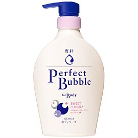 Shiseido Senka Perfect Bubble For Body Sweet Floral супер технологія від запаху + зволоження, 500 мл