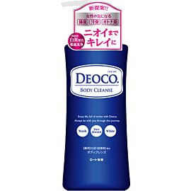 ROHTO Deoco Medical Body Cleanse Гель для душу з лактоном, каоліном повертає природний запах, 350 мл