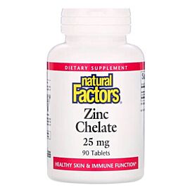 Natural Factors Zinc Chelate 25 mg 90 табл