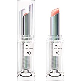 UZU by FLOWFUSHI 38 °C / 99F lipstick TOKYO ±0 Clear Semi-Gloss прозора напівглянцева помада-блиск 3,8 г