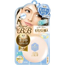 SANA Pore Putty Mineral BB Powder SPF50+ PA++++ мінеральна пудра зі світловідбивними частинками, 8,4 г