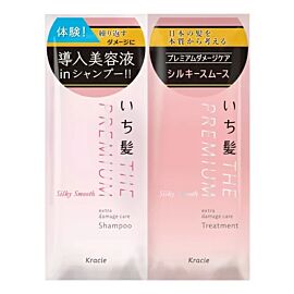 Ichikami Premium Extra Damage Care Пробний набір Преміальний шампунь і бальзам для пошкодженого волосся,10+10 мл