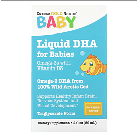 California Gold Nutrition Baby's DHA Omega-3 with Vitamin D3 59 ml