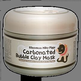 Elizaveca Carbonated Bubble Clay Mask Бульбашкова маска для обличчя з білою глиною, деревним вугіллям, 100 мл