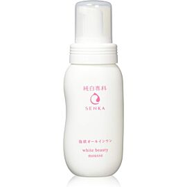 Shiseido Senka Junpaku White Beauty Mousse легка сироватка-пінка для зволоження та освітлення шкіри, 150 мл