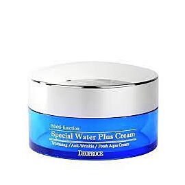 DEOPROCE Special Water Plus Cream зволожуючий крем для обличчя з колагеном і гіалуроновою кислотою, 100 г