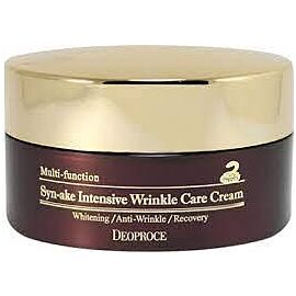 DEOPROCE Syn-Ake Intensive Wrinkle Care Cream Крем для обличчя зі зміїною отрутою, 100 г