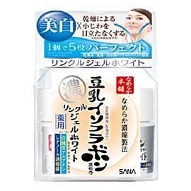 Sana Nameraka Honpo Medicinal Wrinkle Gel White антивіковий та освітлюючий гель з арбутином, керамідами, 100 г