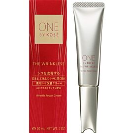 One by Kose The Wrinkless Wrinkle Repair Cream високоефективний крем від зморшок, 20 г