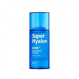 VT COSMETICS Super Hyalon Ampoule зволожуюча сироватка 8 видів гіалуронової та поліглутамінова кислоти, 50 мл