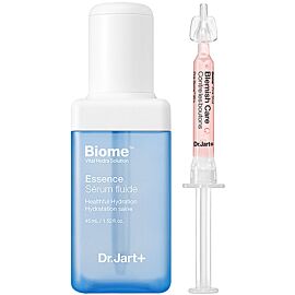 Dr.Jart+ Vital Hydra Solution Biome Essence + Pink Shot зволожуюча есенція та бустер для сяяння шкіри обличчя, 46 г