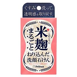 Pelican Kome Kouji Marugoto мило для обличчя на основі ферментованого рису з амінокислотами та керамідами, 75 г