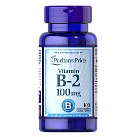 Puritan's Pride Vitamin B-2 (Riboflavin) 100 mg 100 таблеток