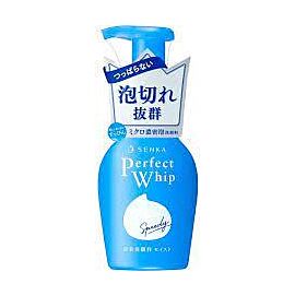 Shiseido Senka Perfect Whip амінокислотна пінка для вмивання з гідролізатом шовку та гіалуроновою кислотою, 150 мл