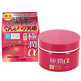 HADA LABO Gokujyun Lifting Alpha Lift Cream 3D Антивіковий гіалуроновий ліфтинг крем, 50 г