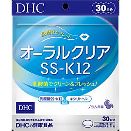 DHC Oral Clear SS-K12 для збереження мікрофлори та кислотно-лужного балансу після чищення зубів, 30 таблеток