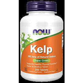 Now Foods Kelp 150 мкг Йод з ламінарії, 200 таблеток