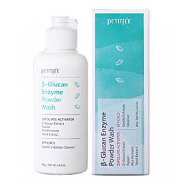 PETITFEE Beta-Glucan Enzyme Powder Wash ензимна пудра для вмивання з бета-глюканом, 80 г