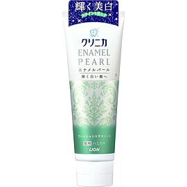 Lion Clinica Enamel Pearl White Fresh Citrus Mint високоефективна відбілююча зубна паста з фтором, 130 г